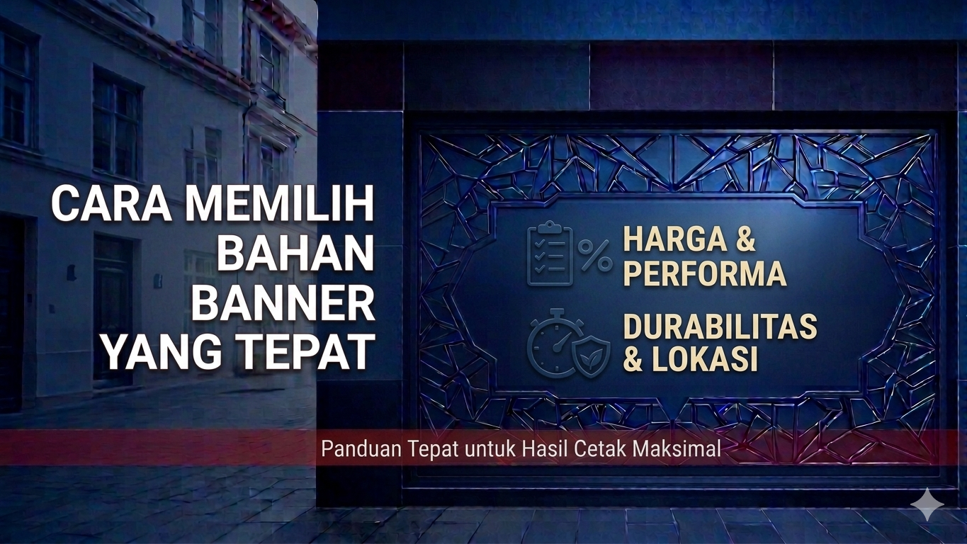 Cara Memilih Bahan Banner